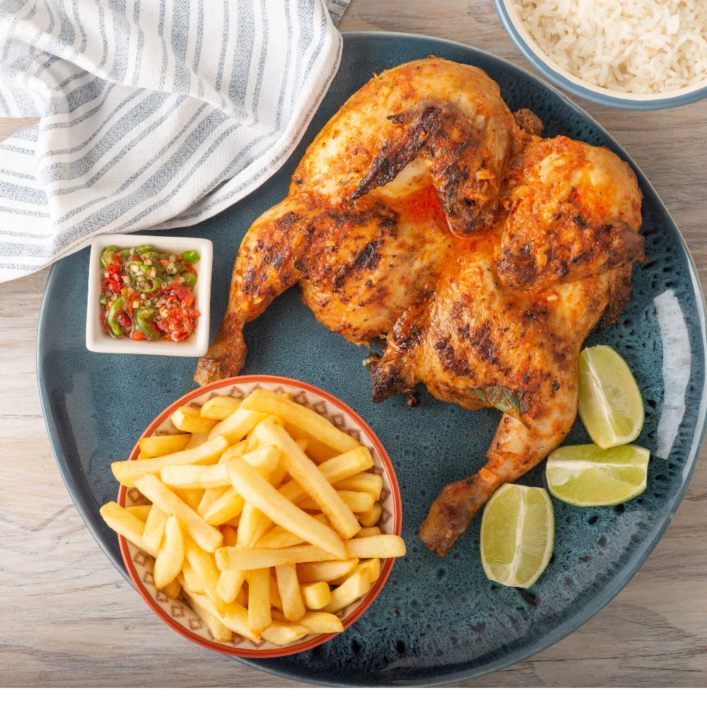 Flame-Grilled Mozambique Peri-Peri Chicken